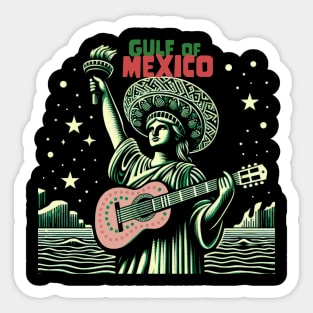 Gulf of mexico, gulf of America, Trump Sticker